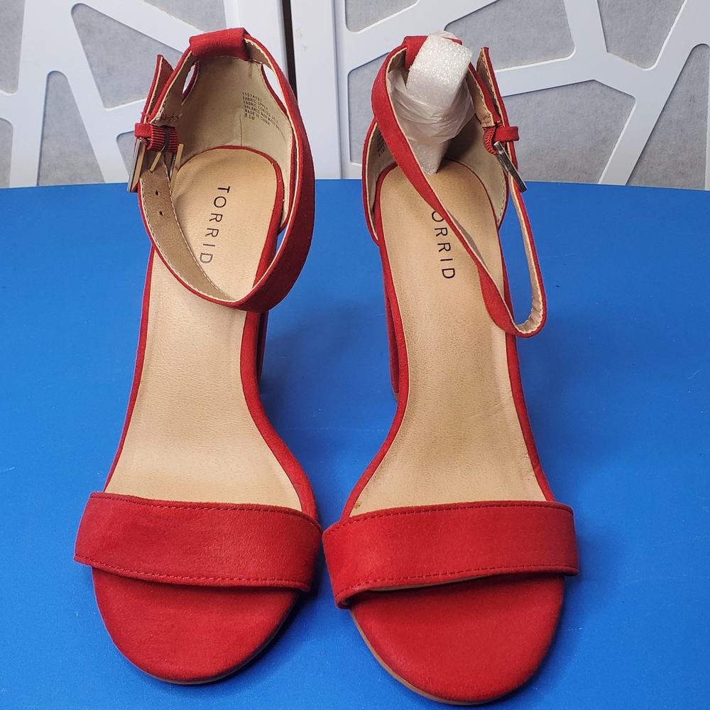 Torrid Red Strappy Heels